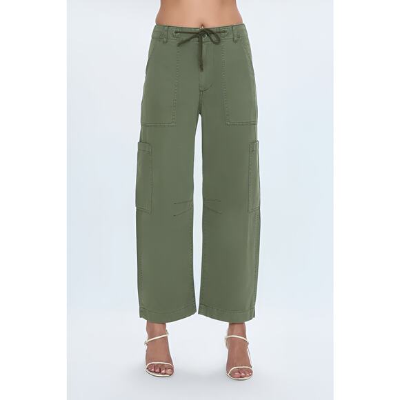 Pistola Sabrina Curved Utility Wide Leg Cargo Pants Meadow Olive Green Size 29 - Picture 1 of 6